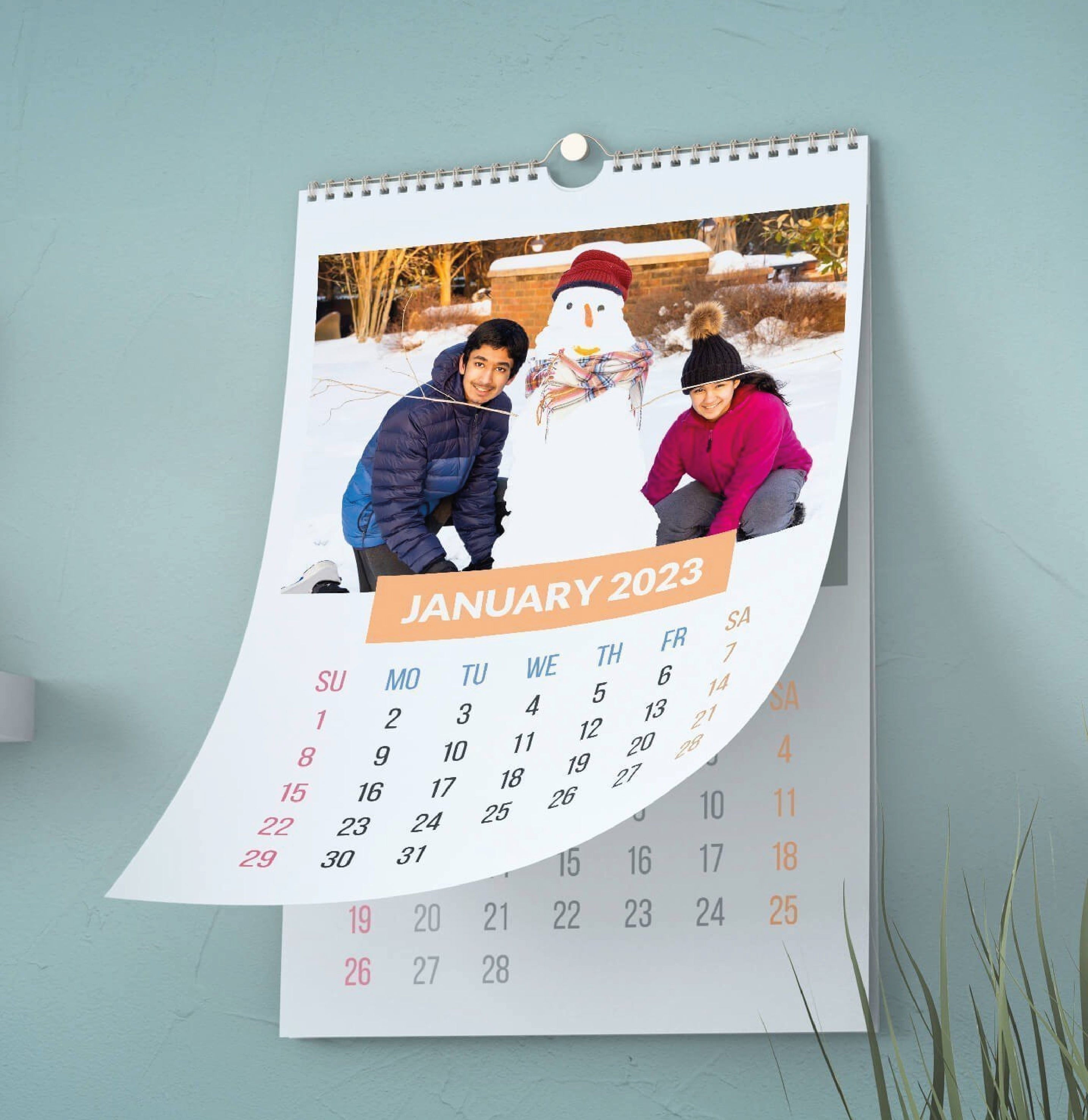 Custom Printed Wall Calendars WOOPME