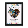 Puzzle Heart Shape Anniversary Photo Frame (10x14 inch)