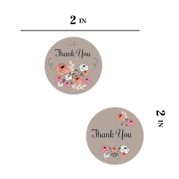 Thank You Stickers for Small Business & Kids Birthday Party