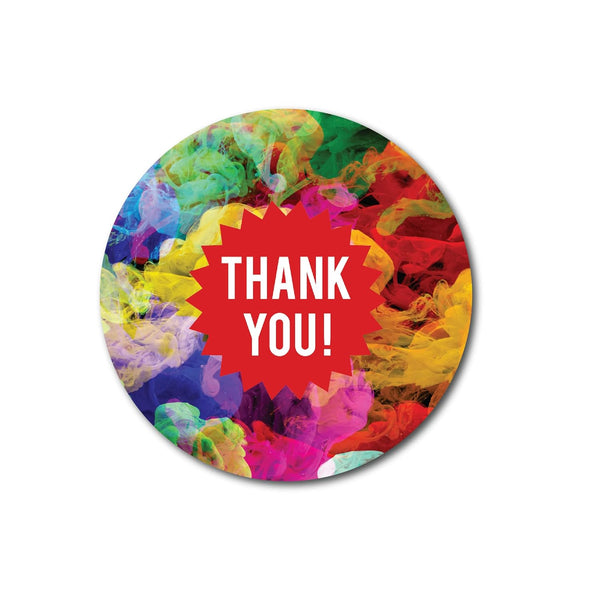 Colorful Thank You Stickers for Business Packaging & Gifts