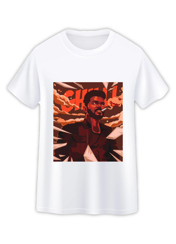 Thalapathy Vijay Printed Leo T Shirt for Men Round Half Sleeve Regular Fit