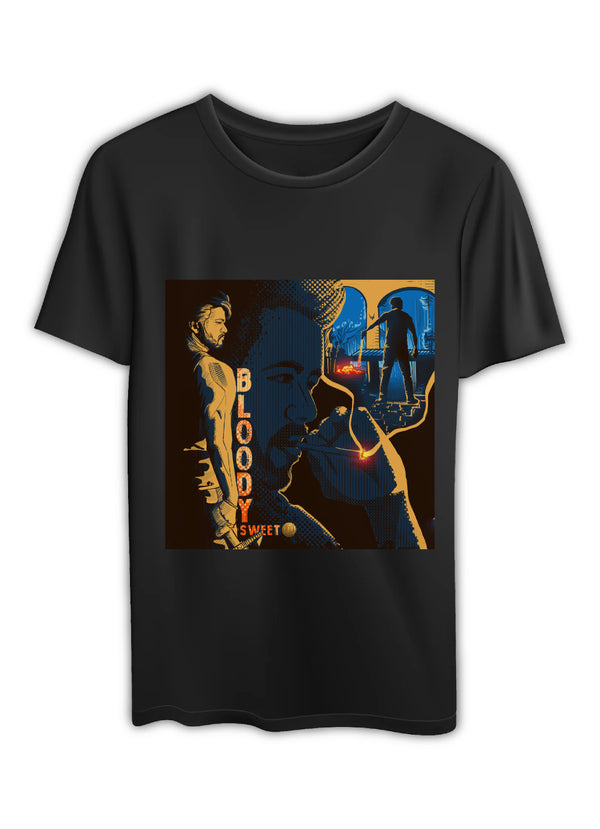 Thalapathy Vijay Leo Round Half Sleeve Regular Fit T Shirt Men