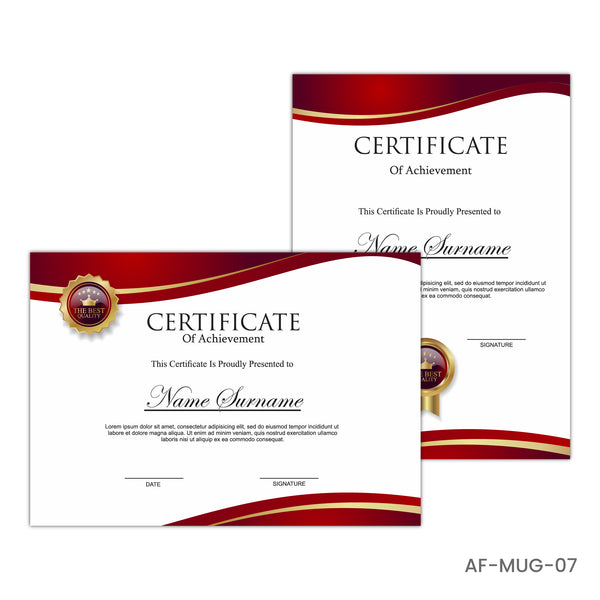 Premium Paper Certificates