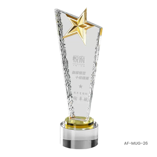 Personalized Crystal Trophy