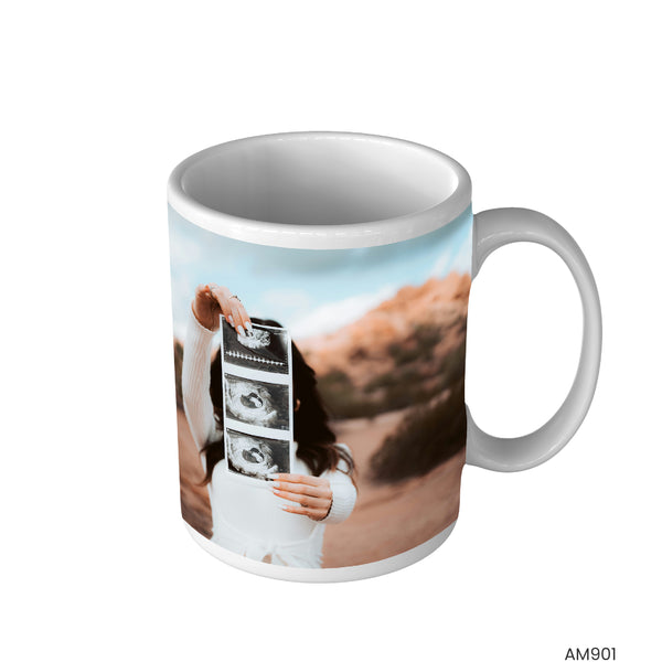 Personalized White Photo Mug