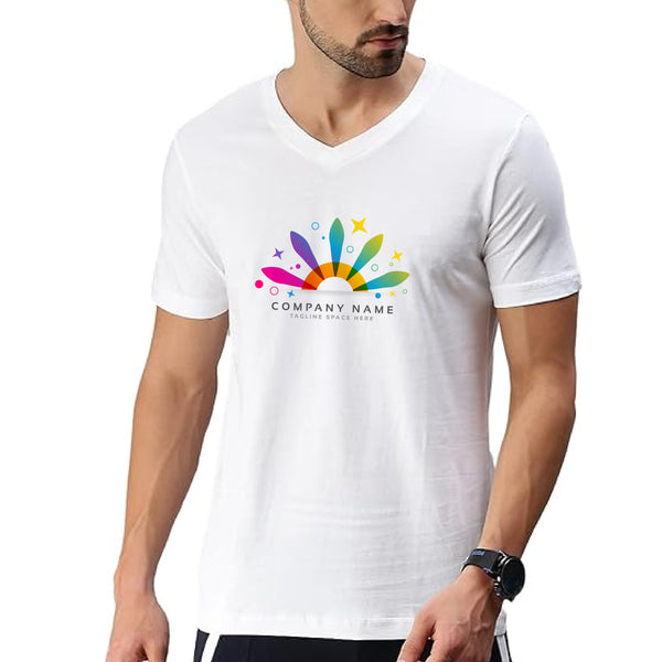 V-Neck Short Sleeve T-Shirts