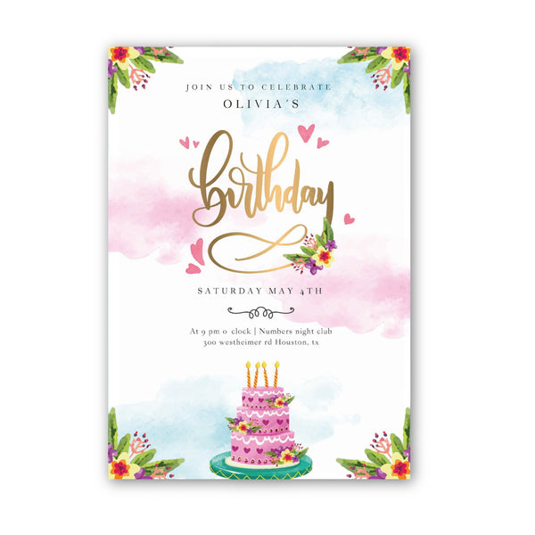 Birthday Invitations