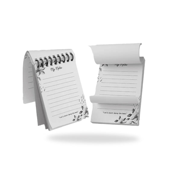 Black and White Printing Notepads