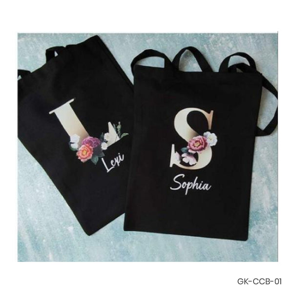 Black Cotton Carry Bags