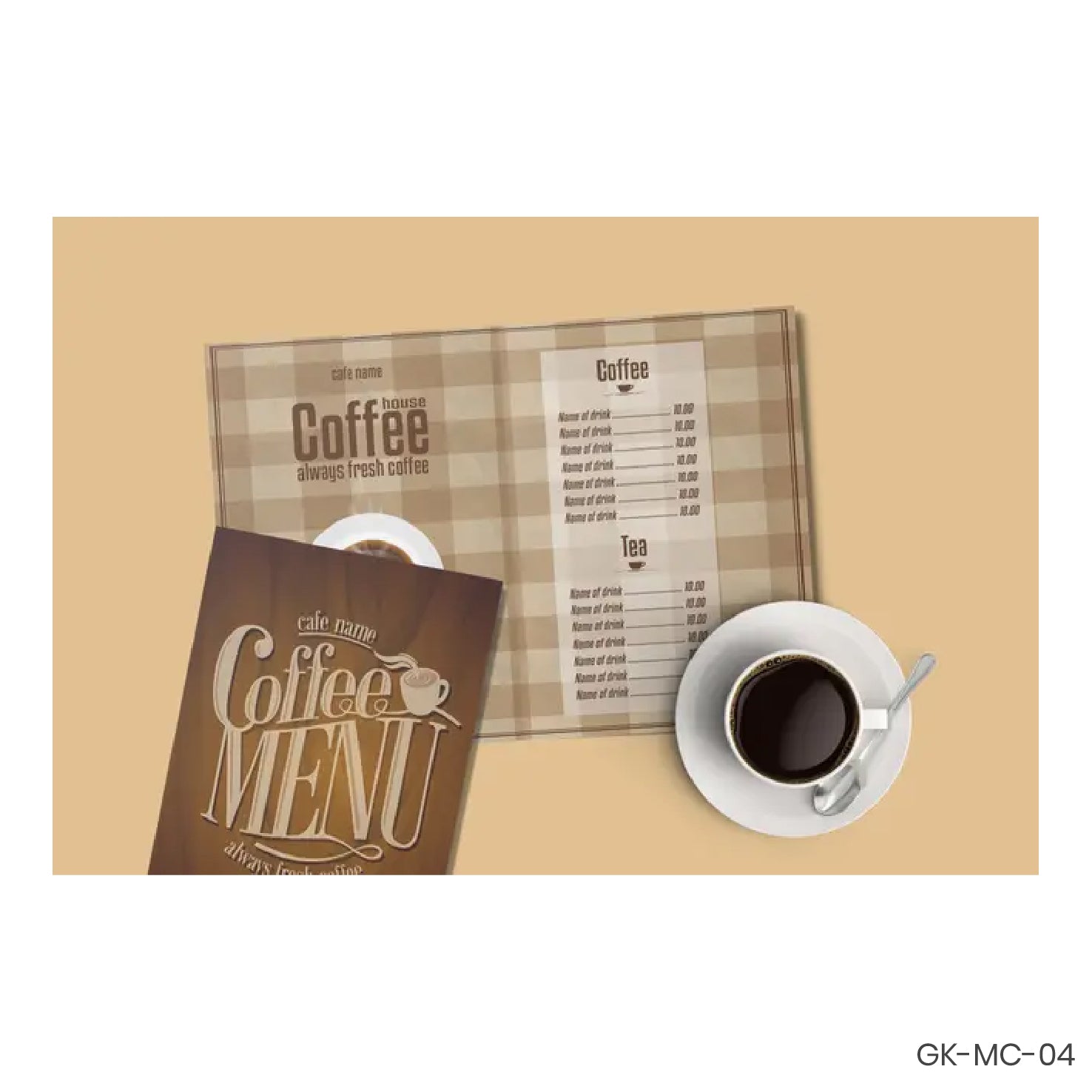 Bi-fold Menu Cards – WOOPME