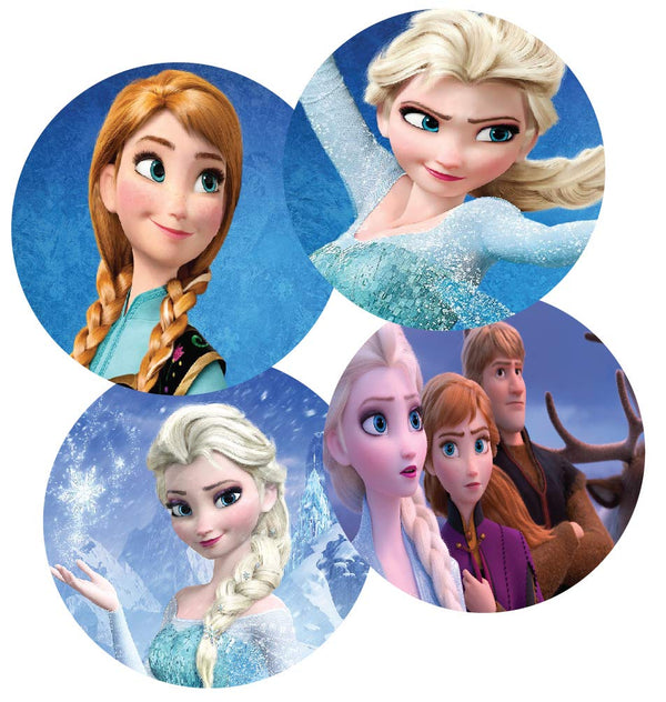 Elsa Theme "Thank You" Stickers