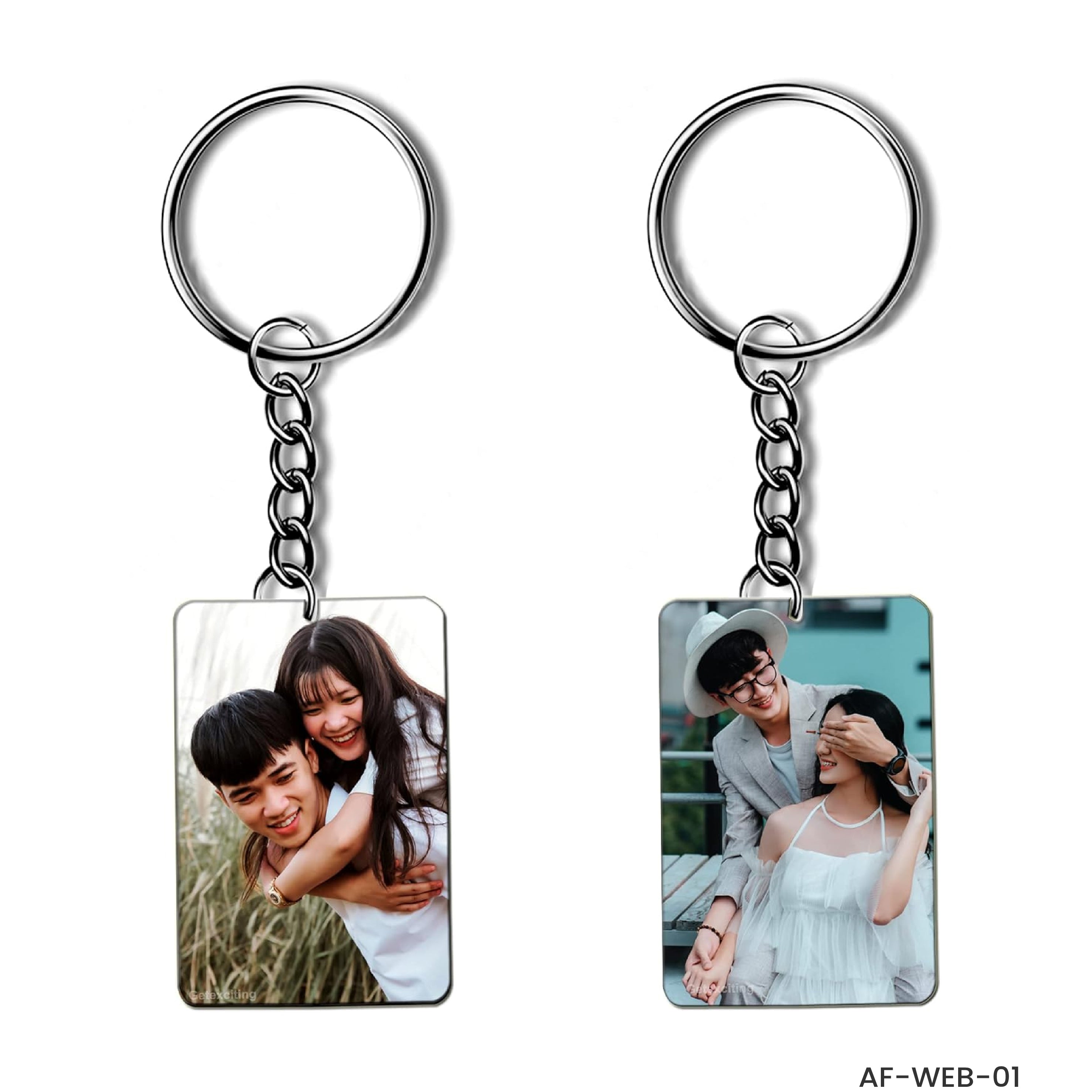 Rectangle Keychain – WOOPME