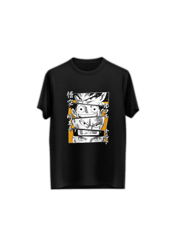 Anime Legends Round Neck Half Sleeve Regular Fit T Shirt