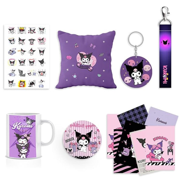 Woopme Kawaii Gift Kit – Kuromi Combo for Sanrio Fans!