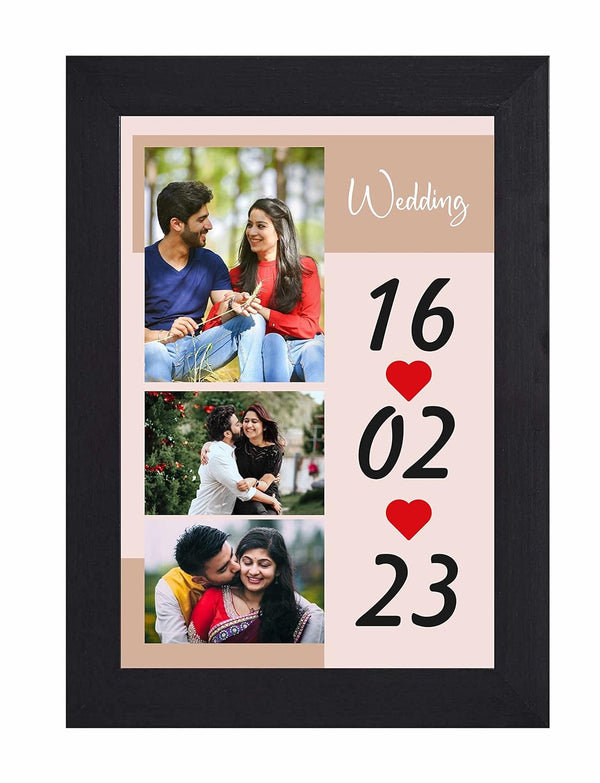 Woopme Customized Couple Wedding Date Photo Frame