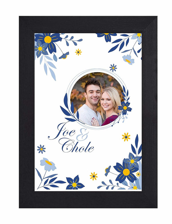 Woopme Customized Couple Photo Frame | Bedroom &amp; Home Wall Décor Gift