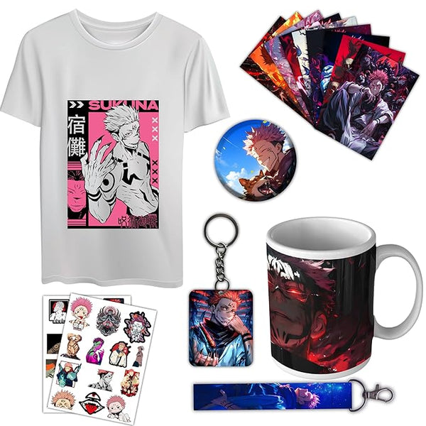 Woopme Sukuna Gift Kit  - The Ultimate Jujutsu Kaisen Fan Collection!