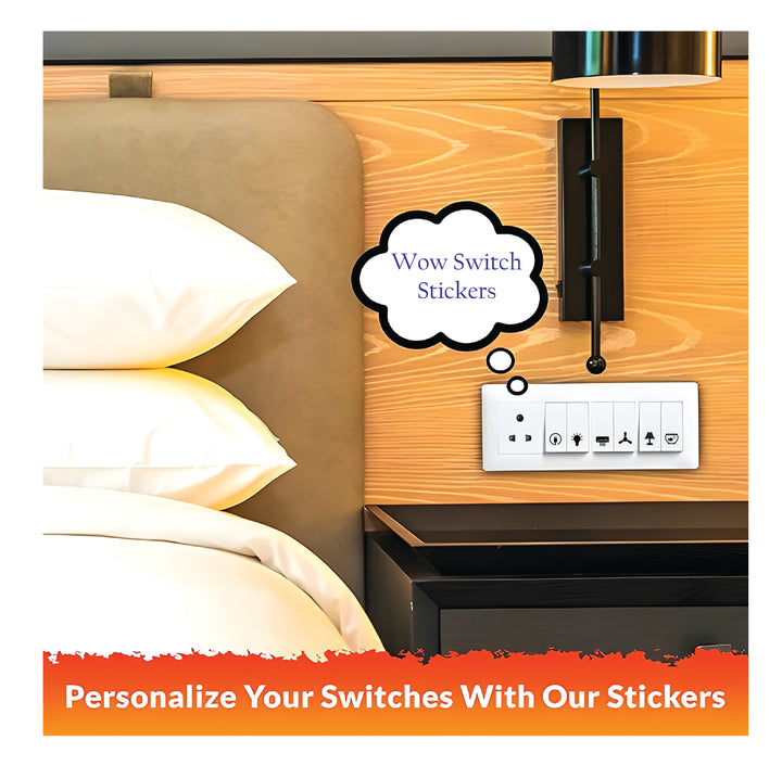 Main Switchboard Sticker Switch Board Stickers-Black – WOOPME