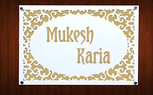 acrylic name board plate