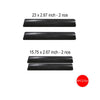 4 PCS Anti-Scratch Door Sill Car Stickers Compatible for Eon Car Exterior Sill Guard Protector Carbon Fiber and Vinyl Sticker