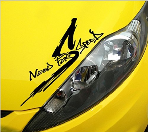 Need for Speed Car Sticker Vinyl Decal Logo Game Most Wanted (Size- 11.5 cm x 11.5 cm)