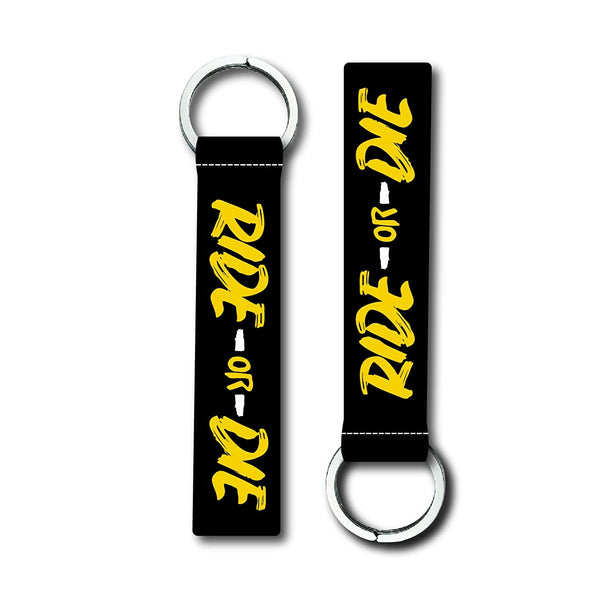 Riders Racing Ride Or Die Lanyard Keychain Holder For All Bikes Cars Rider Travelers Boys Girls Lanyard Keychains Multicolor (6 x 1 Inch)