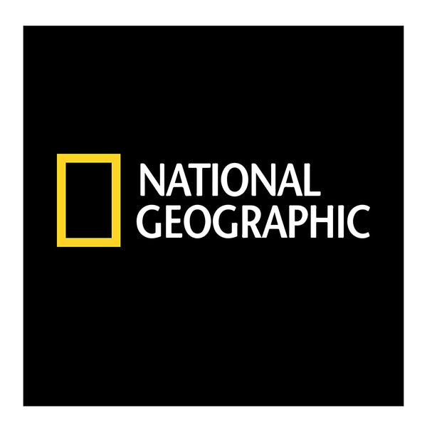 Car Sticker National Geographic for Windows Hood Bumper Car, Bike Sticker (25 X 8 cms