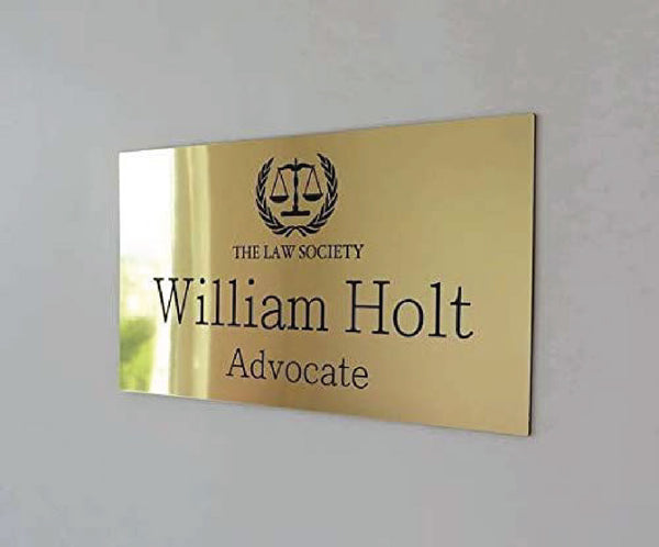 advocate name plates