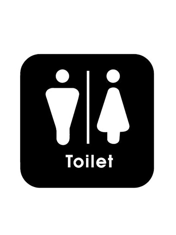 woopme : Man Women toilet signage wall Sign Board Vinyl With Forex Sheet