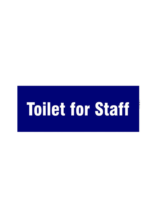 woopme : Toilet For Staff Office Sign Board Vinyl With Forex Sheet