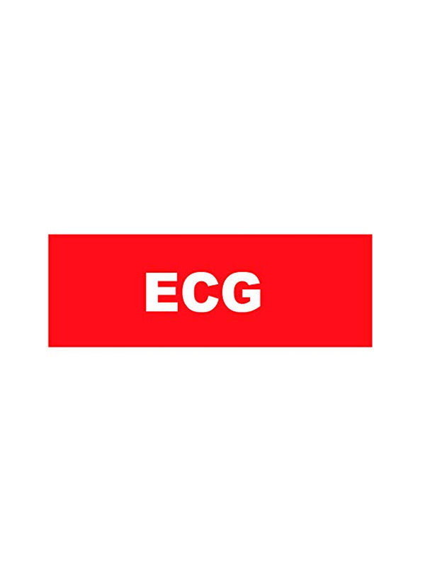 woopme : ECG Hospital Sign Board Vinyl With Forex Sheet