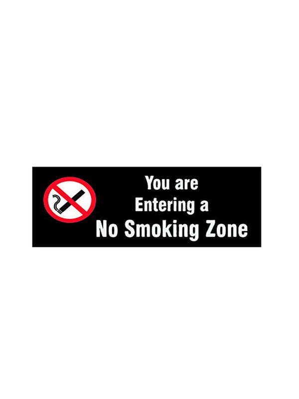 woopme : You Are Entering No Smoking Zone Sign Board Vinyl With Forex Sheet