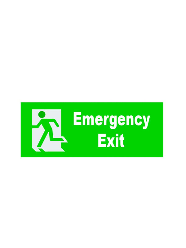 woopme : Emergency Exit Sign Board Vinyl With Forex Sheet