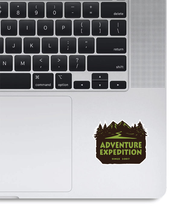 Woopme Adventure Expedition Stickers for Laptop Waterproof Mini Stickers ( Multicolored )