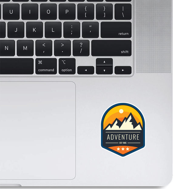 Woopme Adventure Stickers for Laptop Waterproof Mini Stickers ( Multicolored )