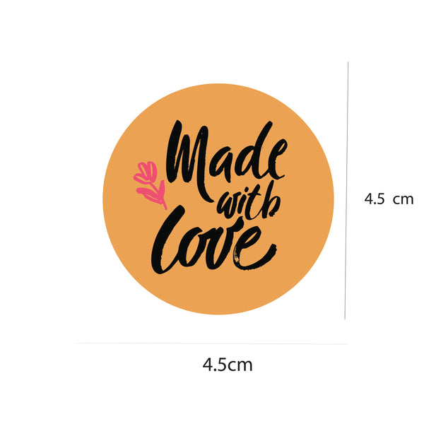 made with love mini stickers