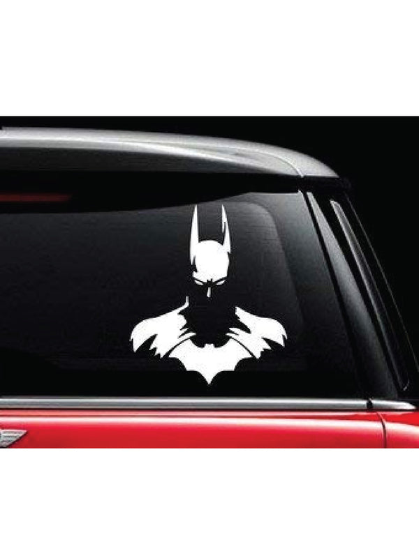 Woopme: Batman Log Vinyl Decal Die Cut Car and Bike Sticker For Windows Sides Hood Bumper