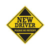 Woopme: New Driver Please Be Patient Warning Sign Self Adhesive Vinyl Decal Sticker For Car & Bike