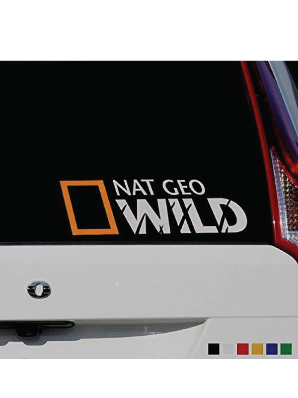 woopme: National Geographic Adventure Car Stickers Exterior Vinyl Sticker Sides Bumper Windshield