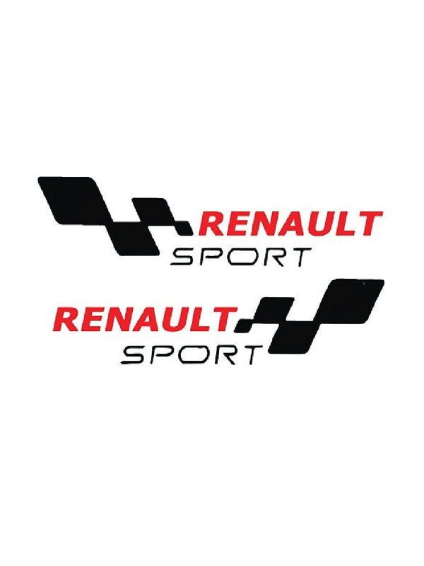 woopme: Renault Auto Sport Rear View Mirror Car Stickers Exterior Decorative Vinyl Decal Sticker