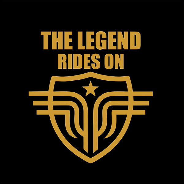 The Legend Rides On Bikes Sticker for Bullet Sides Battery Box Classic Standard Mudguard Decal