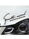 woopme: Sports Mind Produced By Amg Car Stickers For Side Head Light Eye Brow