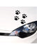 woopme: Bear Paw Animal Funny Dog Footprints Emblem Hood Bumper Sides Windows Car Sticker