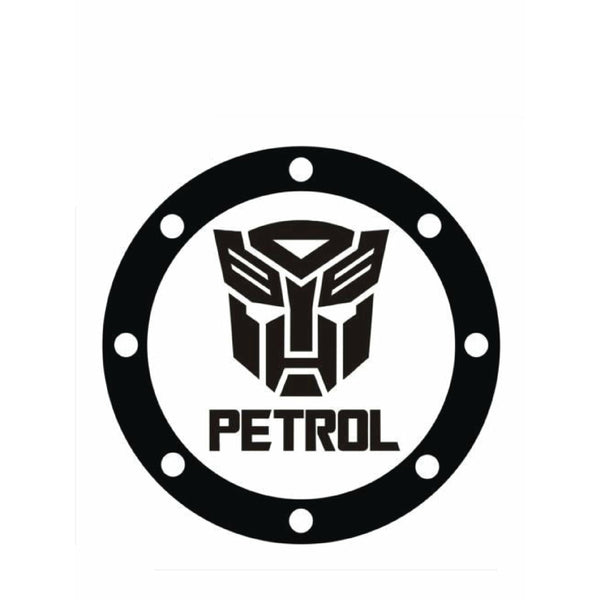 Woopme: Vinyl PVC Transformers Logo Petrol Car Sticker Black