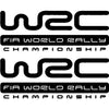 WRC Sides Windows Bumper Hood Car Stickers