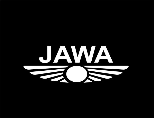 Jawa Bike Stickers Vinyl Decal Exterior Mudguard Fuel Tank Helmet Die Cut Sticker L X H 10 X 3.05 cm