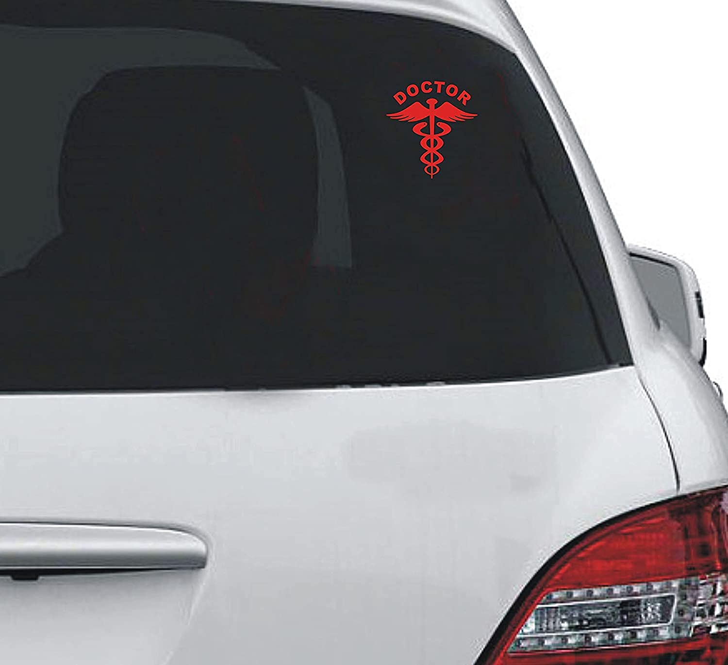 Buy Roonir Doctor Logo car Sticker car Stickers Exterior Doctor Sign Doctor  Symbol Logo red Size(14.5X15.5 cm)(Pack of 2) Online at desertcartINDIA
