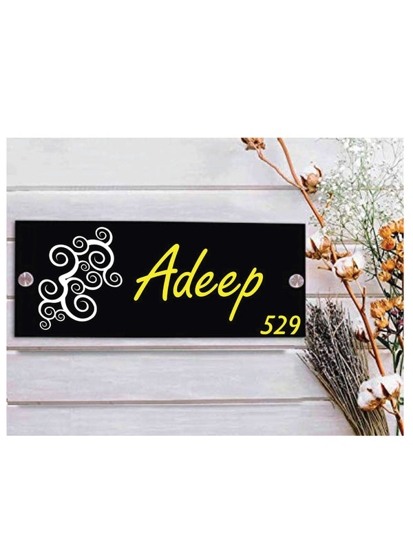 name plate for home