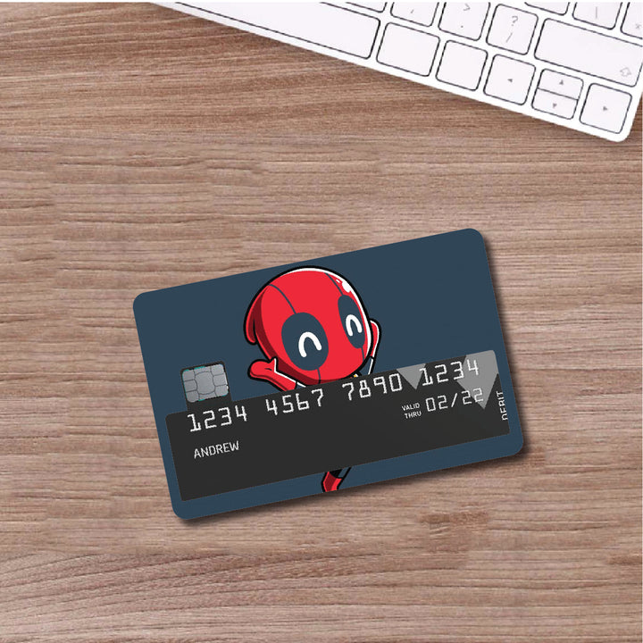 deadpool credit card skin stickers 