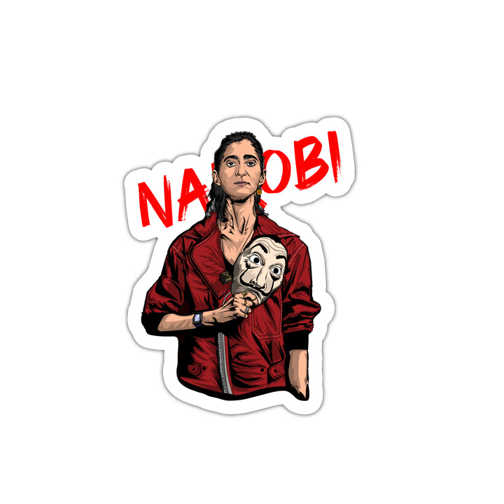 money heist laptop trackpad stickers